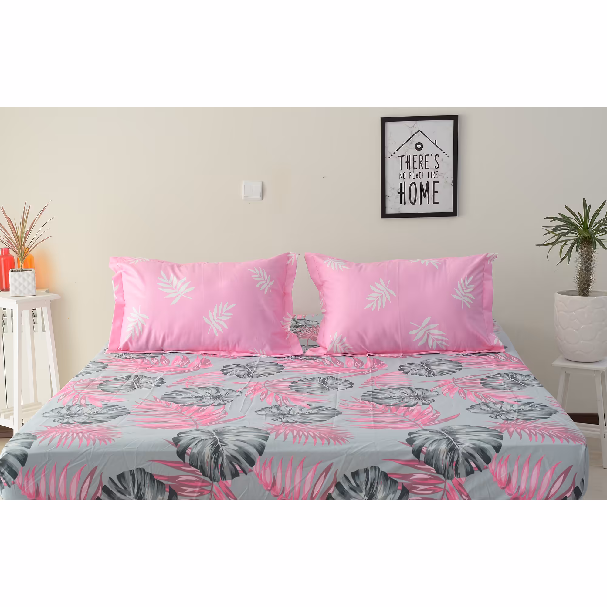 سرویس ملحفه بومرنگ مدل Hawaii-A2P160 دونفره 3 تکه