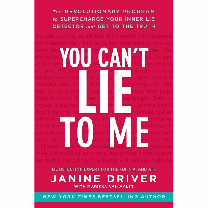 کتاب You Can,t Lie to Me اثر Janine Driver and Mariska van Aalst انتشارات HarperOne