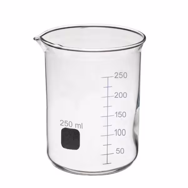 بشر آزمایشگاه مدل Beaker ظرفیت 250 میلی لیتر