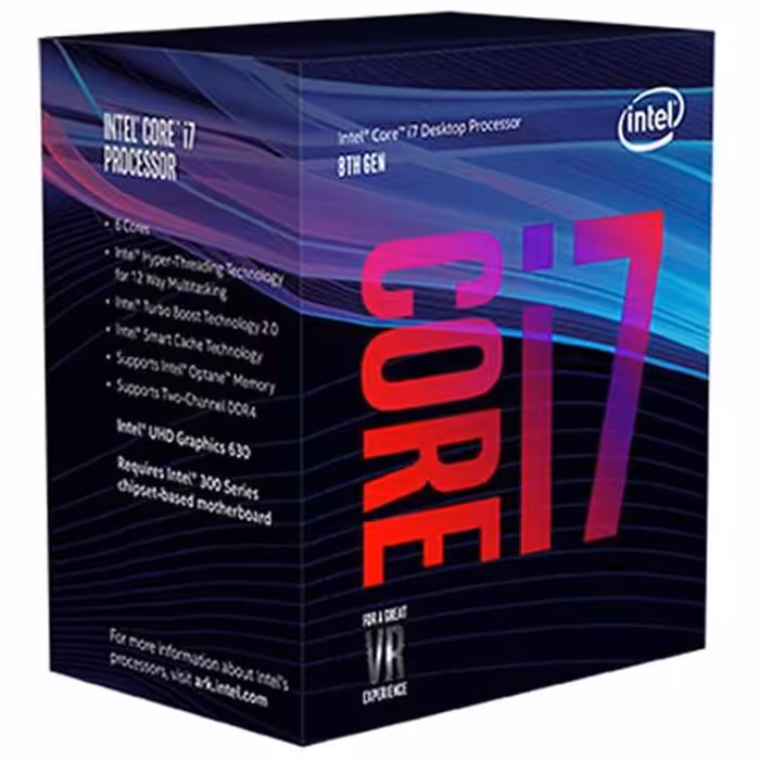 سی پی یو اینتل باکس Core i7-8700 CPU