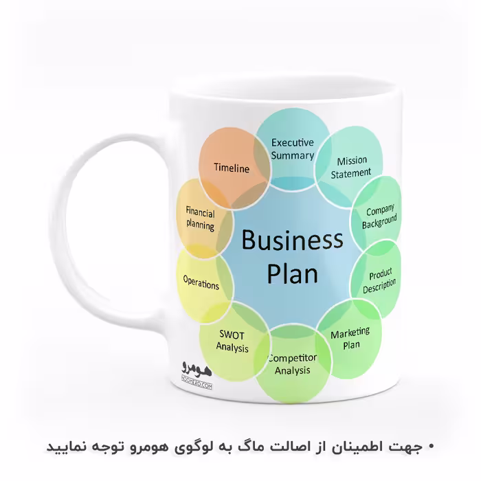ماگ هومرو طرح بیزینس و جملات انگیزشی مدل MG8350