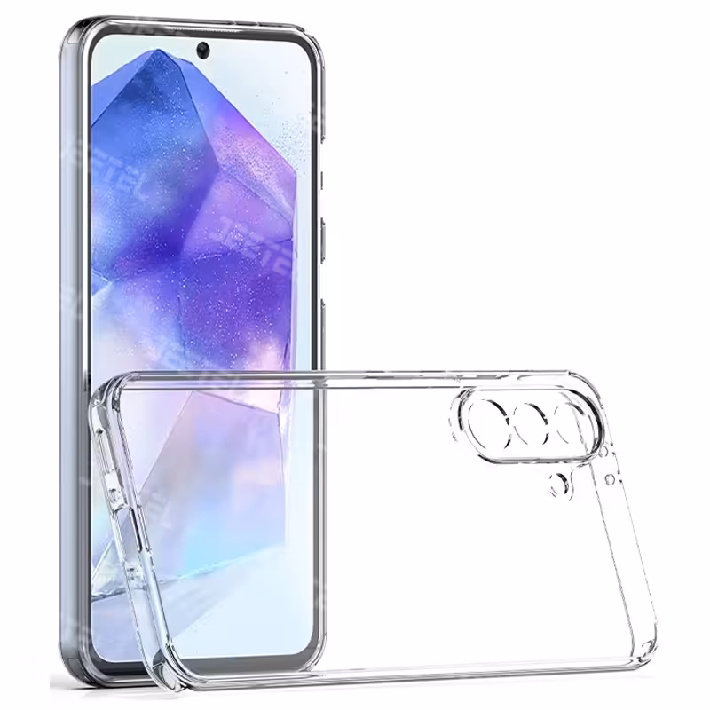 قاب شفاف گوشی Samsung Galaxy A36 مدل ژله ای محافظ لنزدار