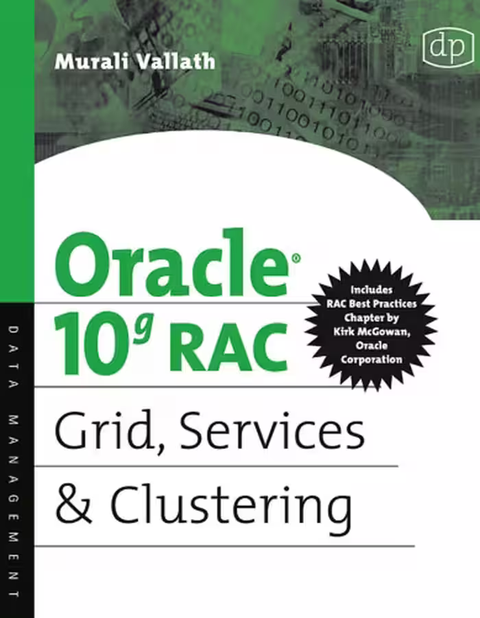 خرید و دانلود نسخه کامل کتاب Oracle 10g RAC Grid, Services &amp; Clustering