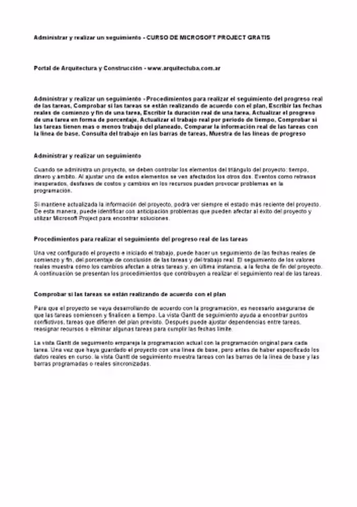 خرید و دانلود نسخه کامل کتاب Curso de Microsoft Project Gratis: Administrar y realizar un seguimiento