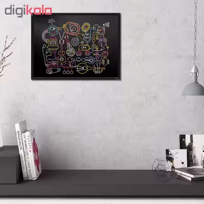 تابلو فنچ آرت طرح انتزاعی کد ABS104