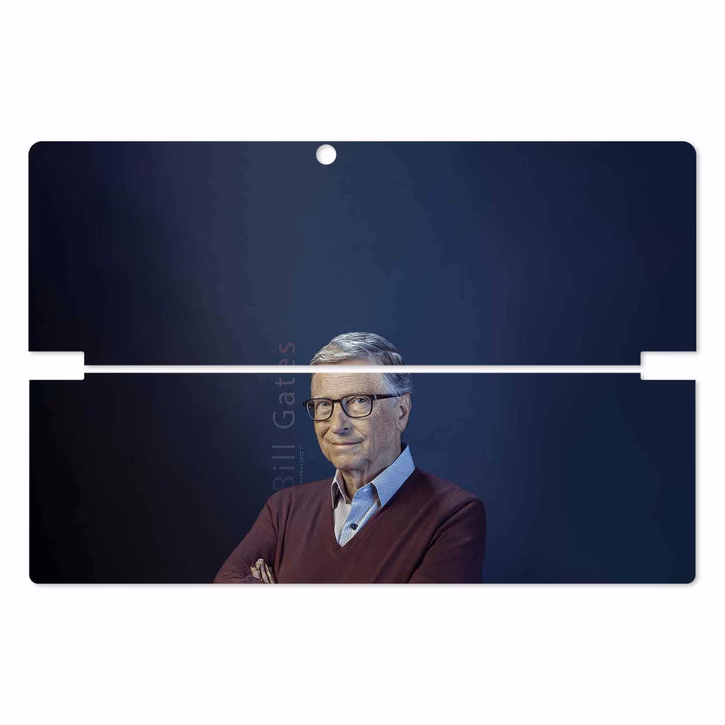 برچسب پوششی ماهوت مدل Bill Gates مناسب برای تبلت لنوو Miix 510 2016