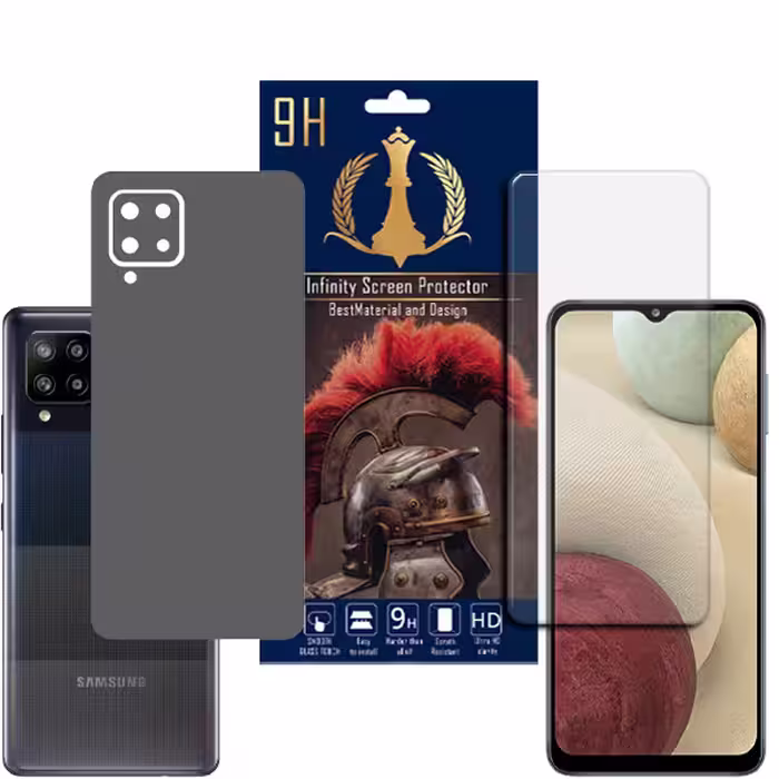 برچسب پوششی اینفینیتی مدل PRO MAX مناسب برای گوشی موبایل سامسونگ Galaxy A42 به همراه محافظ صفحه نمایش