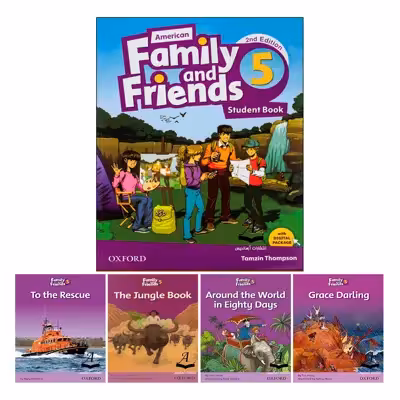 کتاب Family And Friends 5 اثر جمعی از نویسندگان انتشارات آرماندیس پنج جلدی