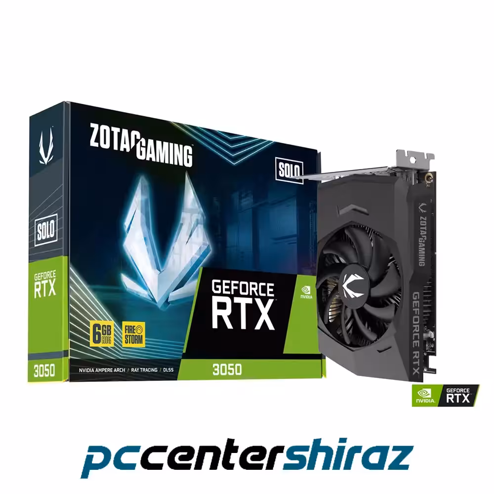 کارت گرافیک زوتک مدل ZOTAC GAMING GeForce RTX 3050 Solo 6GB