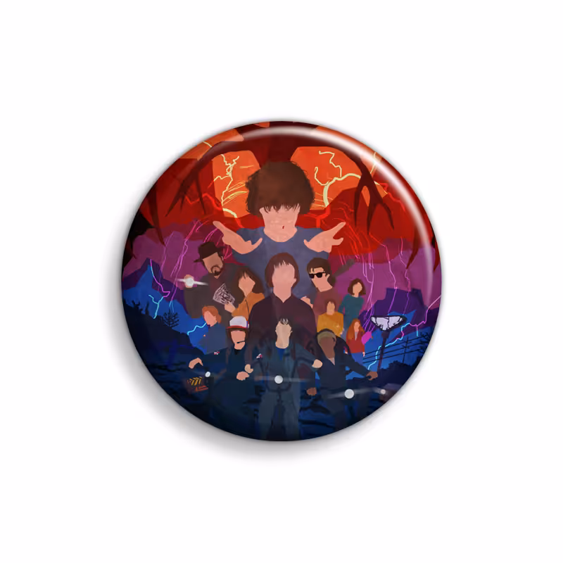 پیکسل ابیگل طرح سریال چیز های عجیب مدل Stranger Things کد 010