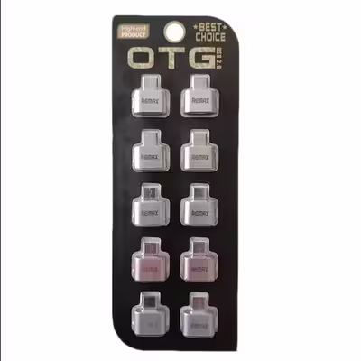 تبدیل OTG USB-C ریمکس مدل 247 بسته 10 عددی