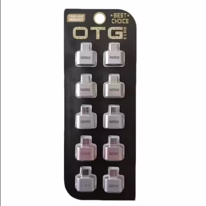 تبدیل OTG USB-C ریمکس مدل 247 بسته 10 عددی