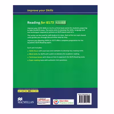کتاب Improve Your Skills Reading For IELTS 4.5-6.0 اثر Sam Mccarter And Norman Whitby انتشارات الوندپویان