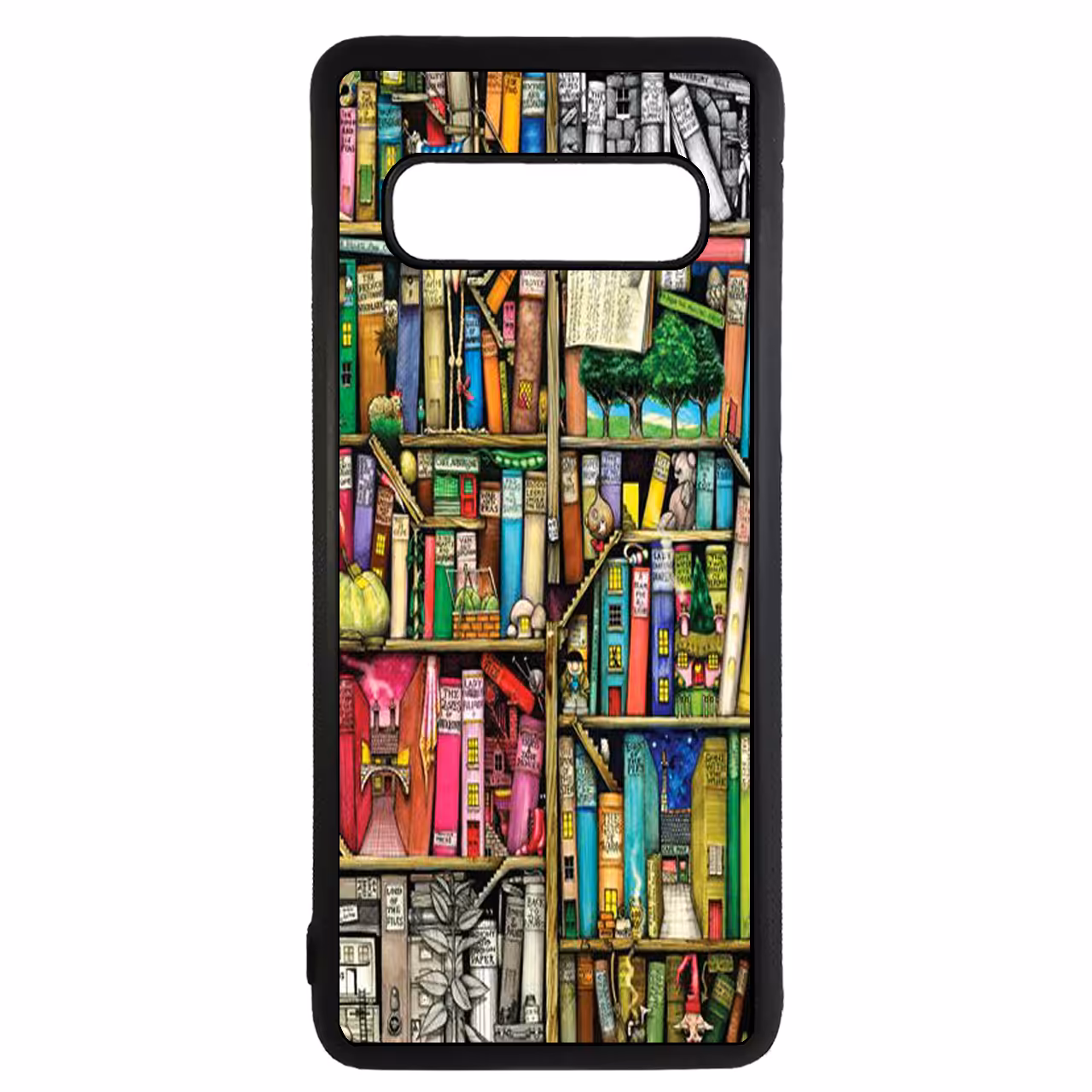 کاور طرح کتابخانه کد 110541094290 مناسب برای گوشی موبایل سامسونگ galaxy s10
