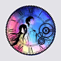استیکر لپ تاپ پیکسل میکسل مدل انیمه steins gate کد 5