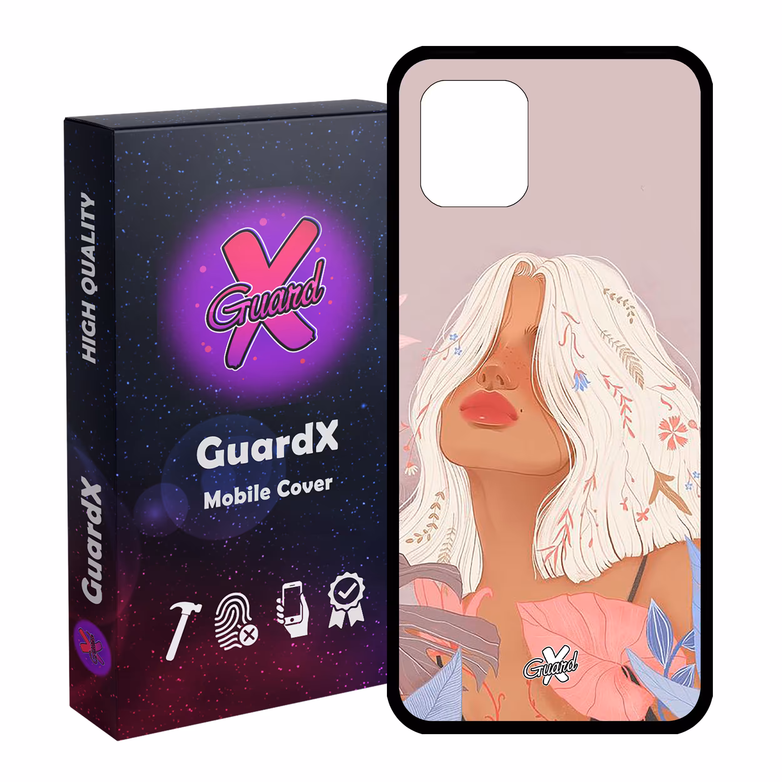کاور گارد ایکس طرح دختر مدل Glass10343 مناسب برای گوشی موبایل سامسونگ Galaxy Note 10 Lite