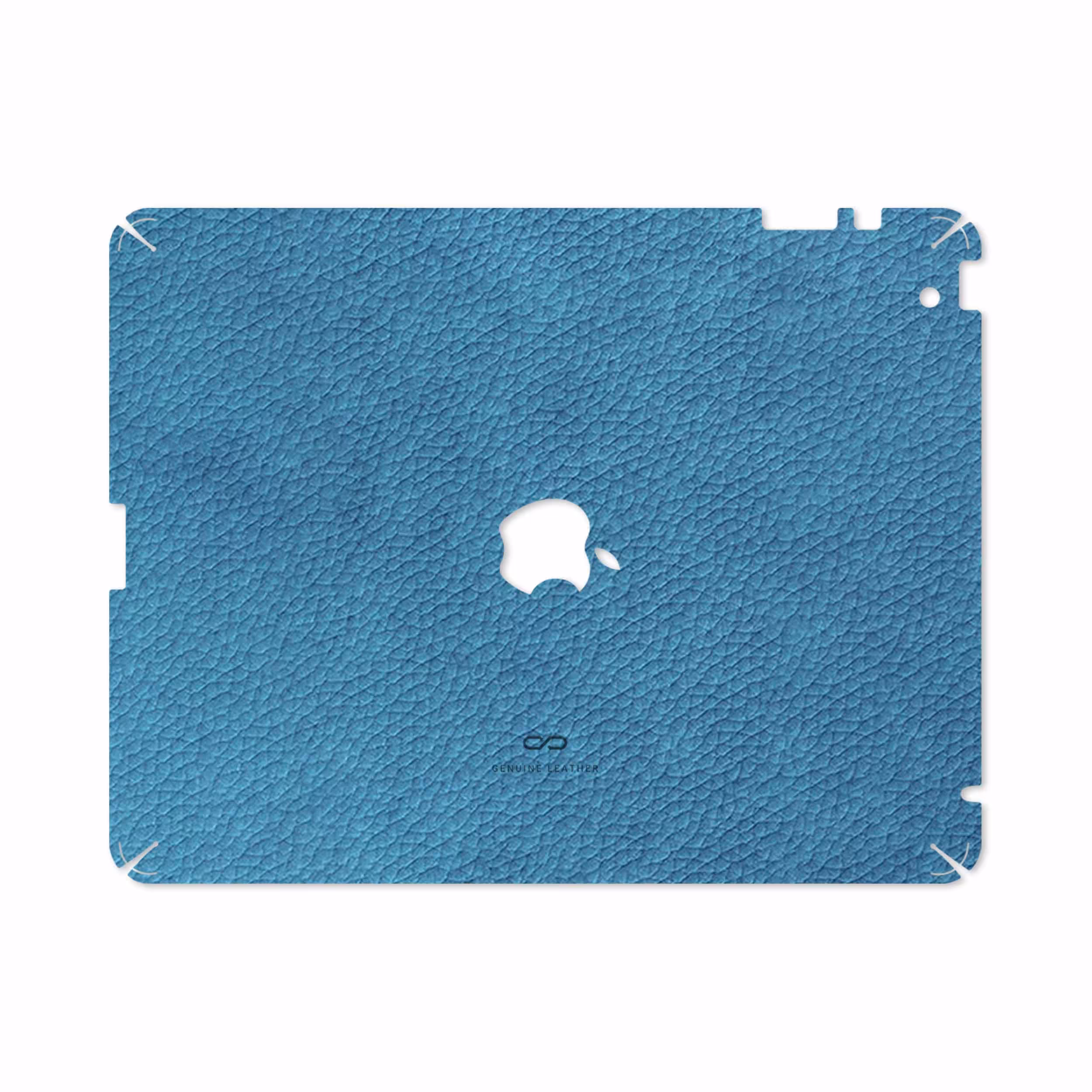 برچسب پوششی ماهوت مدل Blue-Leather مناسب برای تبلت اپل iPad 2 2011 A1396