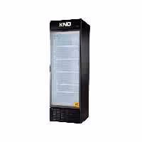 فریزر ویترینی 80 سانتی بدنه مشکی، وان سفید کینو مدل KF 800BL