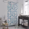 پرده حمام دلفین مدل jack-7812 سایز 180x200 سانتی متر