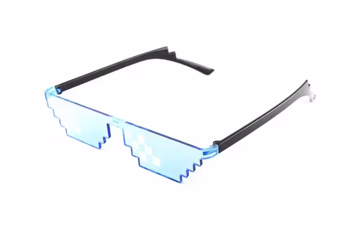 خرید عینک ام ال جی پیکسلی MLG Glasses Thug Life Blue با بهترین قیمت
