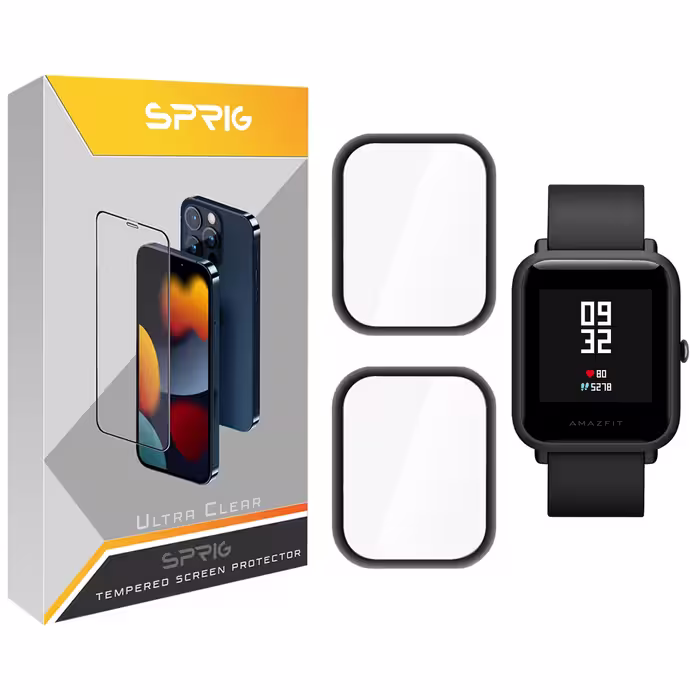 محافظ صفحه نمایش نانو اسپریگ مدل SPG مناسب برای ساعت هوشمند امیزفیت Bip U Pro بسته دو عددی