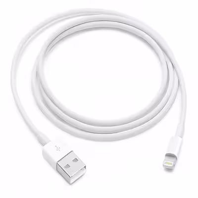 کابل تبدیل USB به لایتنینگ کد 400 طول 1 متر