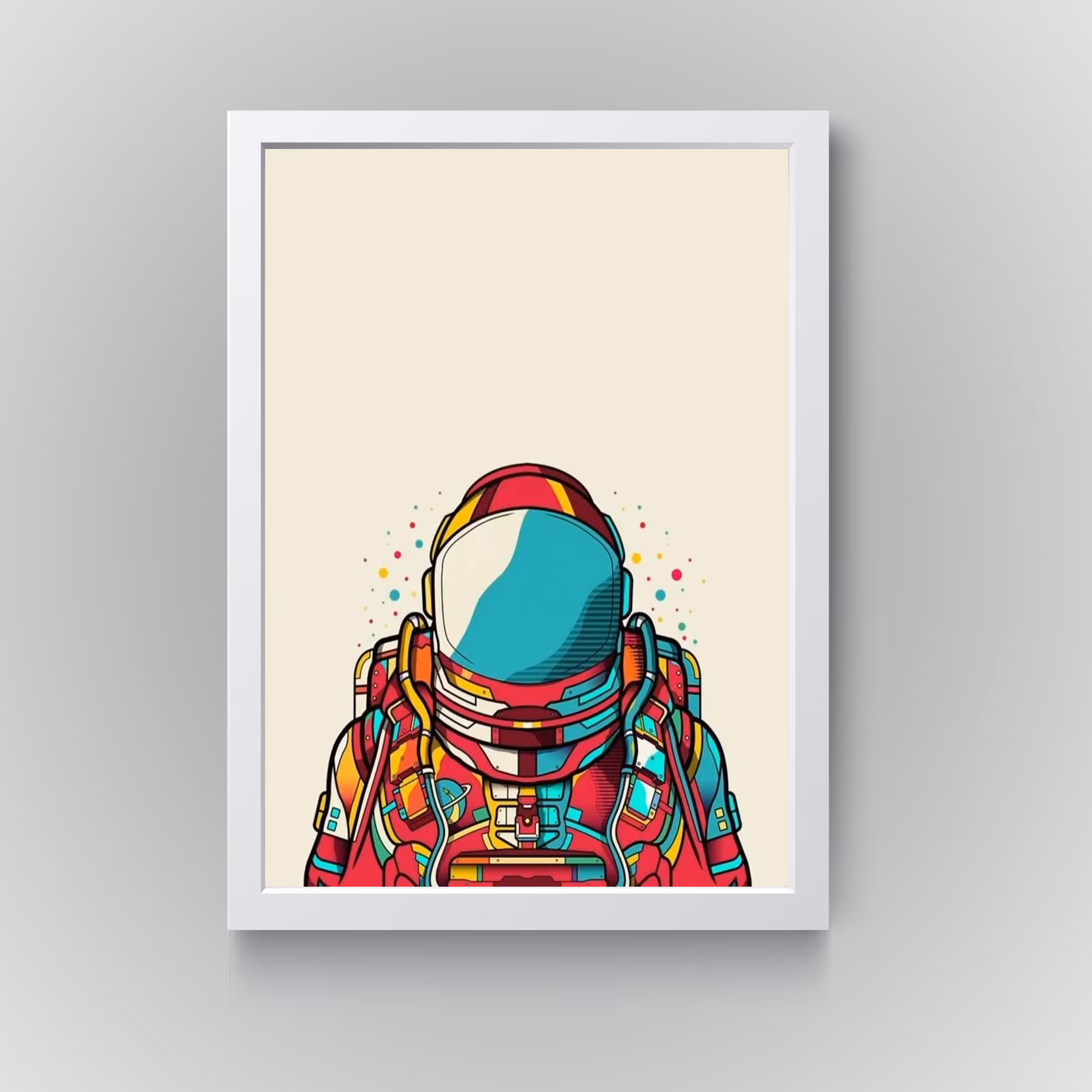 تابلو مدل دکوراتیو طرح فانتزی کدN124