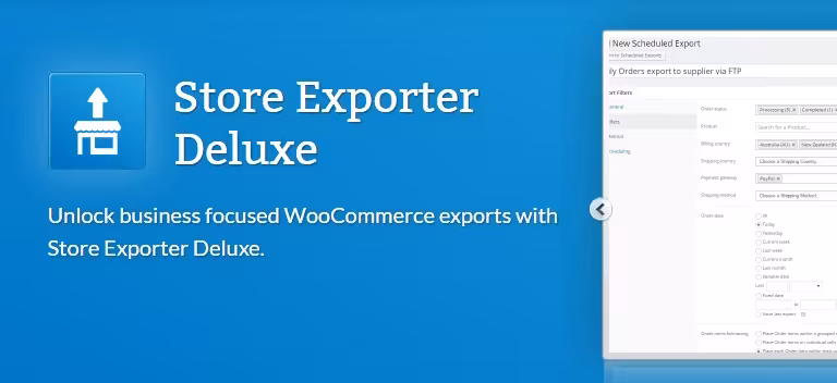 دانلود افزونه WooCommerce Store Exporter Deluxe