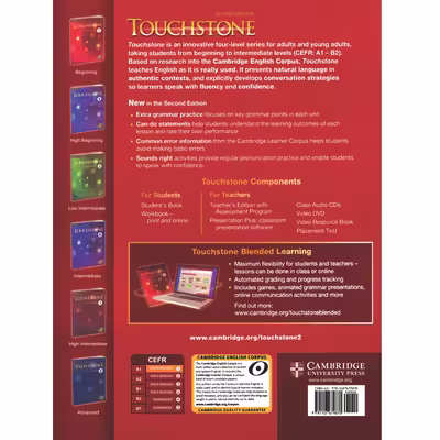 کتاب Touchstone 1_Second Editionاثر جمعی از نویسندگان انتشارات Cambridge