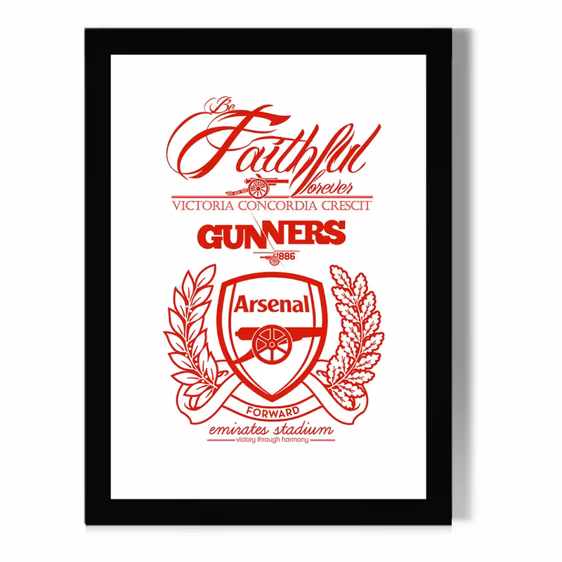 تابلو مدل دیواری طرح آرسنال | Arsenal کد FD539