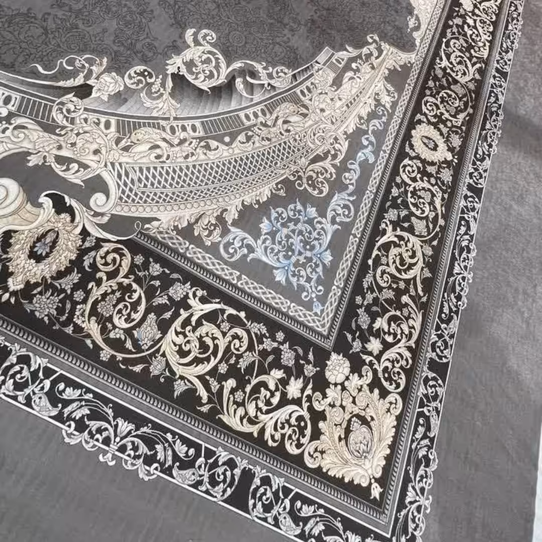 فرشینه وروفرشی  کشدارمخمل 200در 300 (پس کرایه)