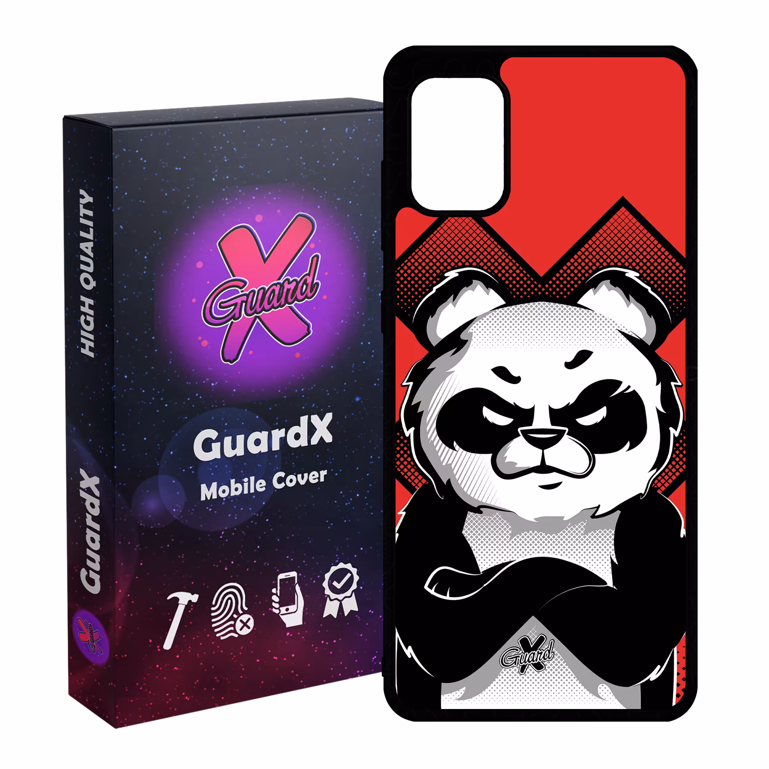 کاور گارد ایکس طرح Panda مدل Glass10301 مناسب برای گوشی موبایل سامسونگ Galaxy A31
