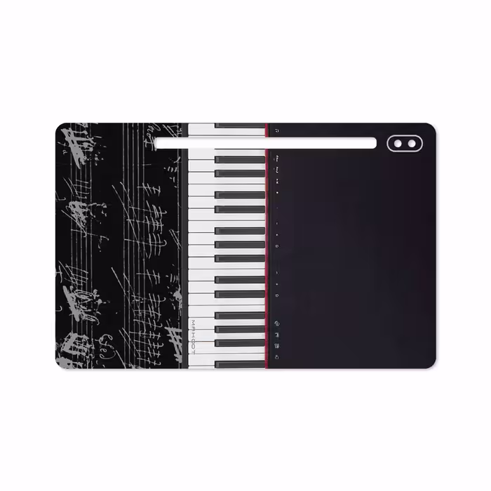 برچسب پوششی ماهوت مدل Piano-Instrument مناسب برای تبلت سامسونگ Galaxy Tab S6 2019 SM-T860