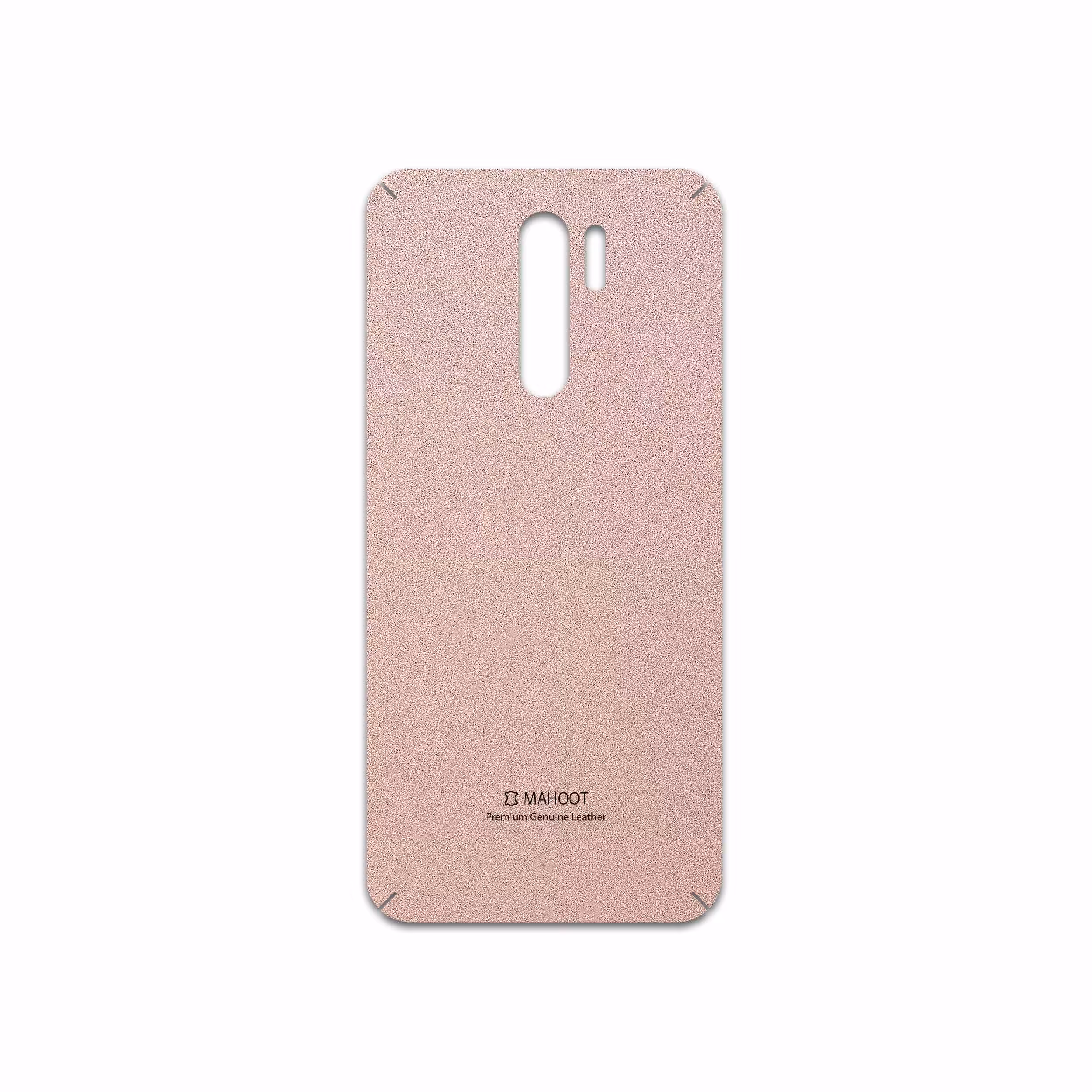 برچسب پوششی ماهوت مدل Rose Gold Leather مناسب برای گوشی موبایل شیائومی Redmi 9