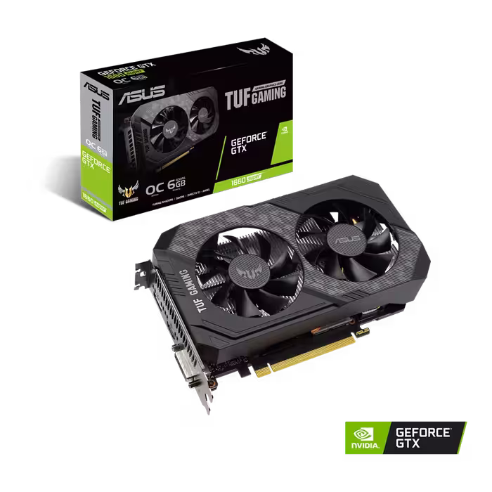 کارت گرافیک مدل GTX-1660 Super OC 6GB TUF GAMING Asus ایسوس