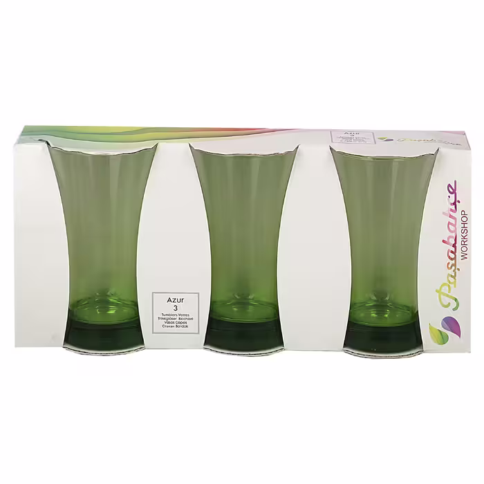 لیوان پاشاباغچه مدل آزور کد 42055 بسته  3 عددی