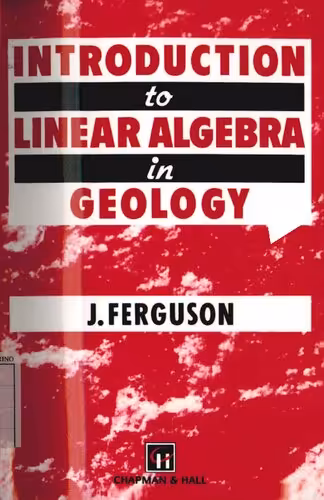 خرید و دانلود نسخه کامل کتاب Introduction to Linear Algebra in Geology