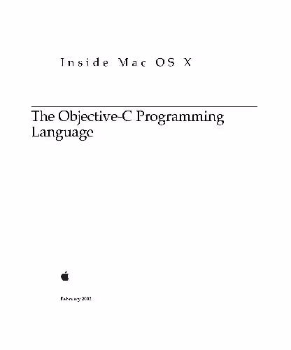 خرید و دانلود نسخه کامل کتاب The Objective-C Programming Language - Inside Mac OS X