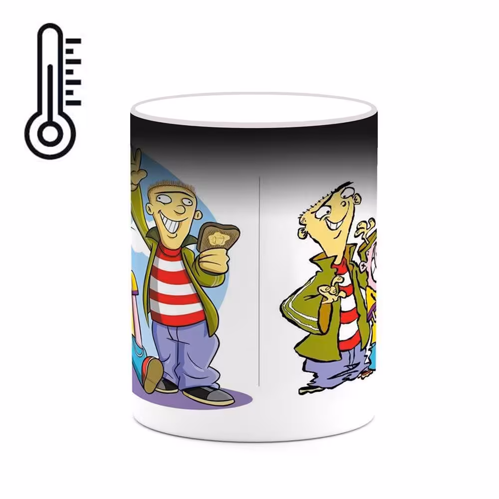 ماگ حرارتی کاکتی طرح کارتون Ed, Edd N Eddy مدل mgh22585