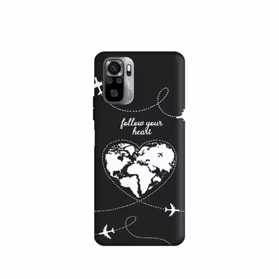 کاور طرح  نقشه قلب کد y9306 مناسب برای گوشی موبایل شیائومی  Redmi Note 10S