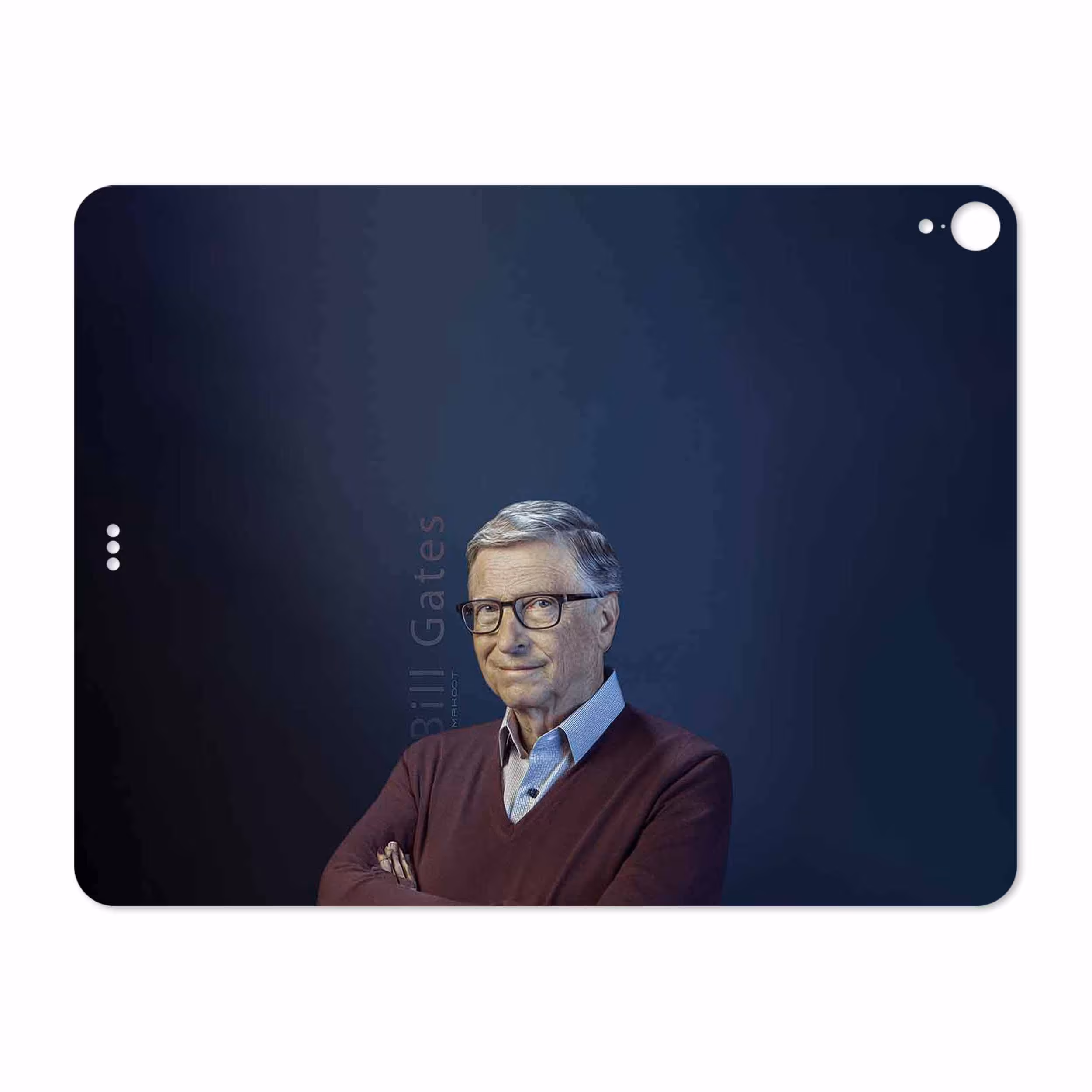 برچسب پوششی ماهوت مدل Bill Gates مناسب برای تبلت اپل iPad Pro 12.9 (GEN 3) 2018 A1983