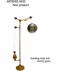 ساعت ایستاده آرتمیس کد 6035 Gold Black طلایی مشکی