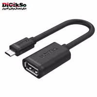 کابل تبدیل microUSB به USB-A OTG یونیتک مدل Y-C438GBK