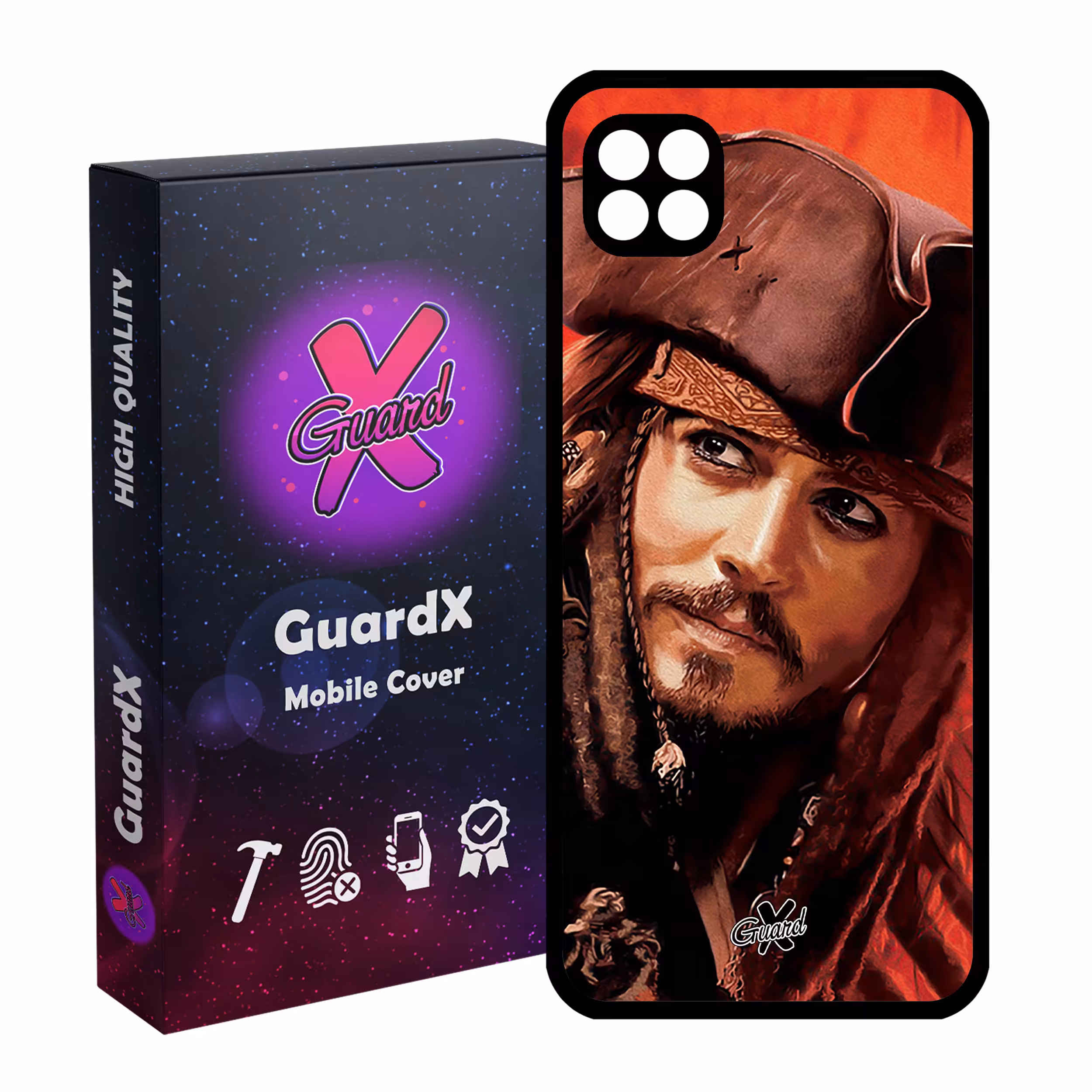 کاور گارد ایکس طرح Johnny Depp مدل Glass10205 مناسب برای گوشی موبایل سامسونگ Galaxy A22 5G