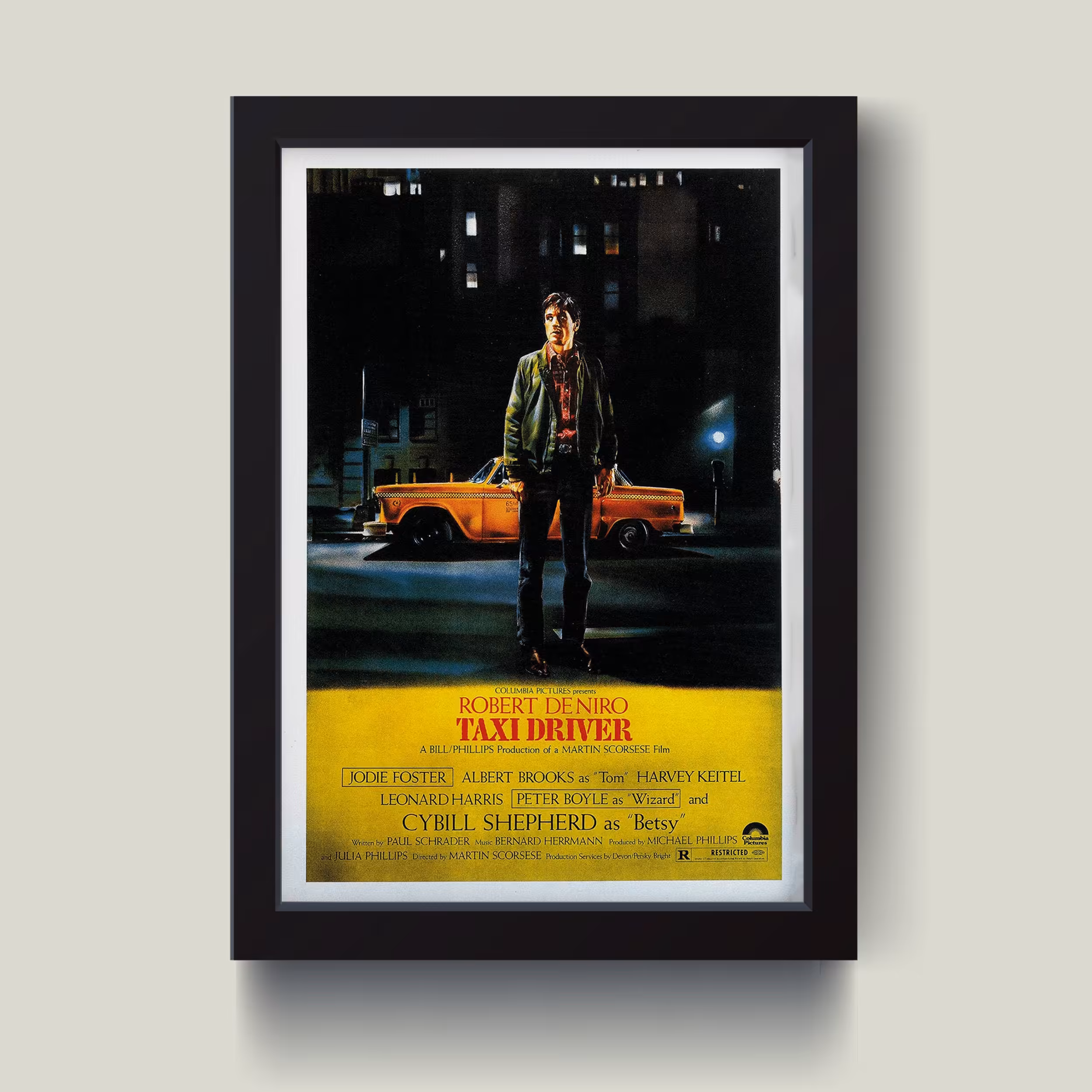 تابلو مدل فیلم Taxi Driver کد S0621-b