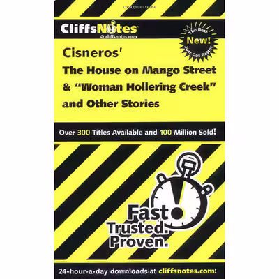 کتاب CliffsNotes on Cisnero's The House on Mango Street  Woman Hollering Creek and Other Stories  اثر Mary Patterson Thornburg انتشارات Cliffs Notes