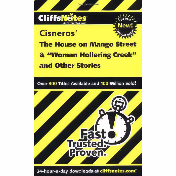 کتاب CliffsNotes on Cisnero's The House on Mango Street  Woman Hollering Creek and Other Stories  اثر Mary Patterson Thornburg انتشارات Cliffs Notes