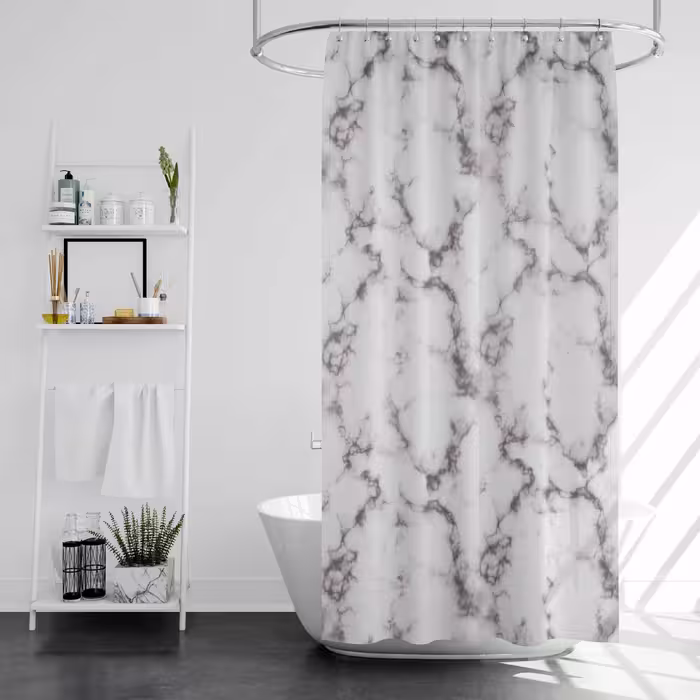 پرده حمام پیسو مدل BZ 37 سایز 180x200 سانتی متر