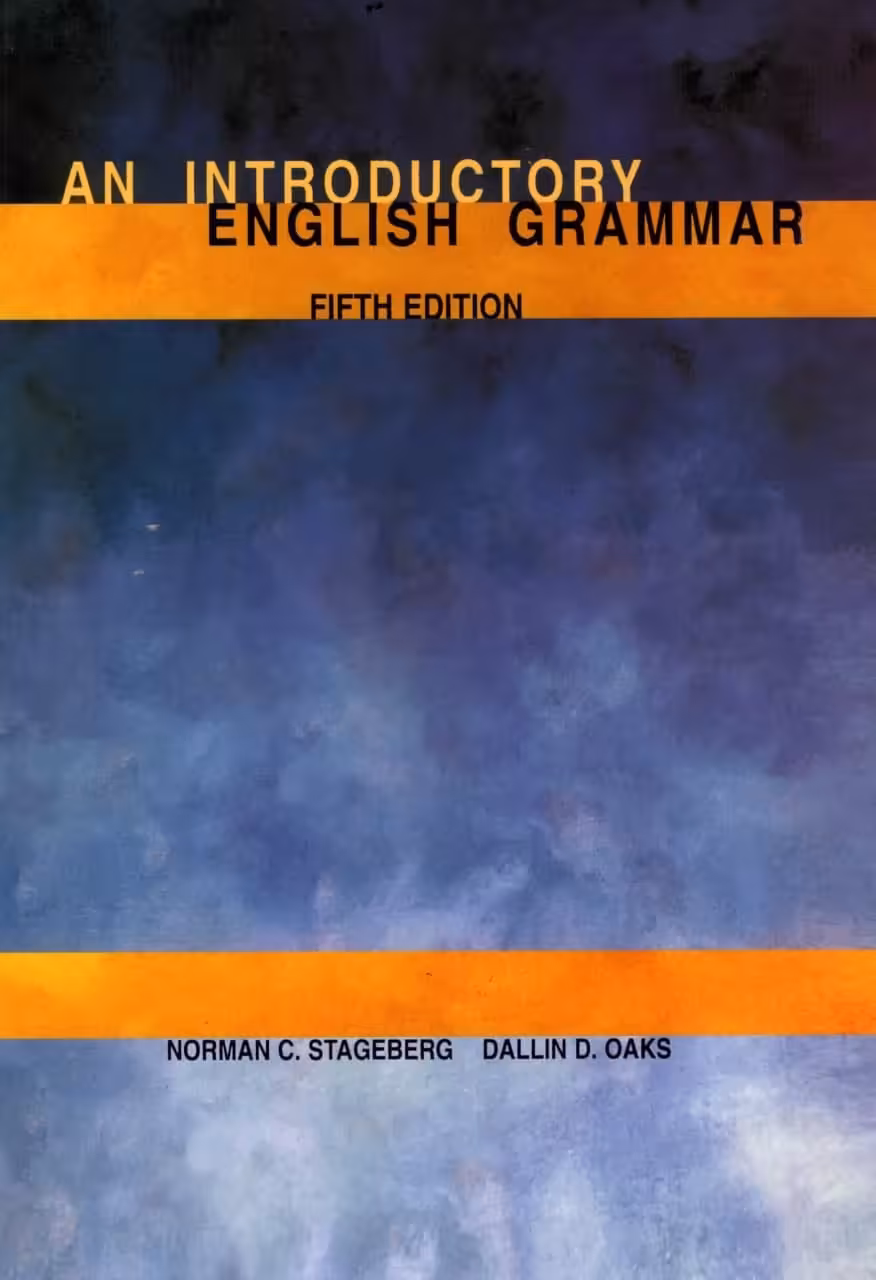 کتاب An Introductory English Grammar 5th