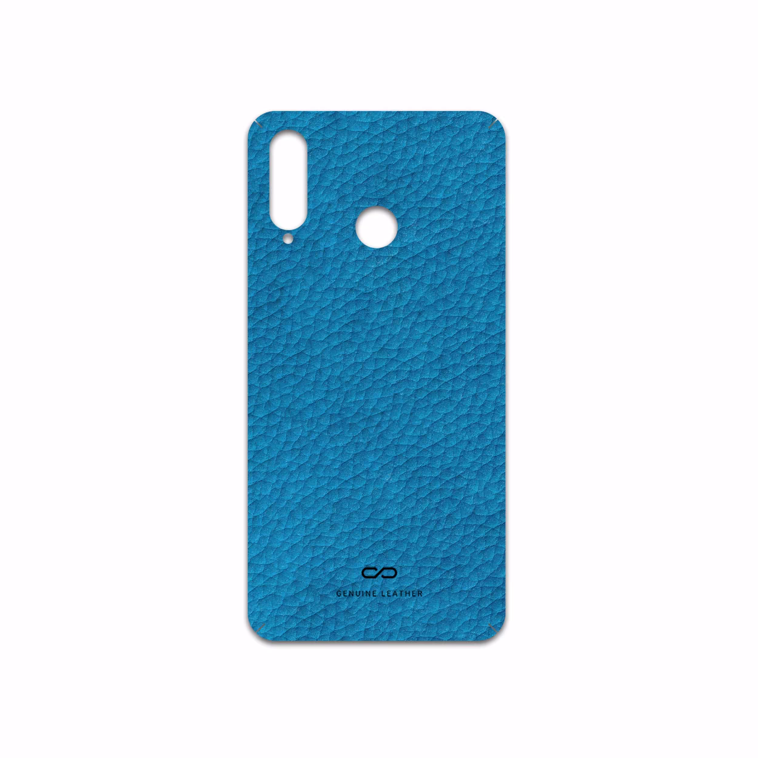 برچسب پوششی ماهوت مدل Blue-Leather مناسب برای گوشی موبایل هوآوی P30 Lite (48 MP Camera)